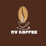 Brown Flat Illustrative Cafe Cafe Logo