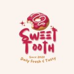 Red and Brown Playful Sweet Donuts and Bakery Logo